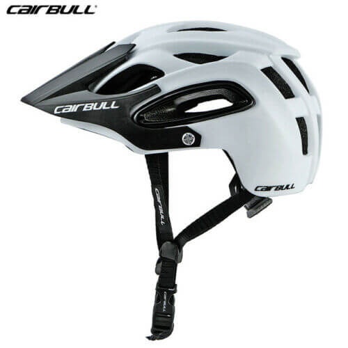white cycling helmet