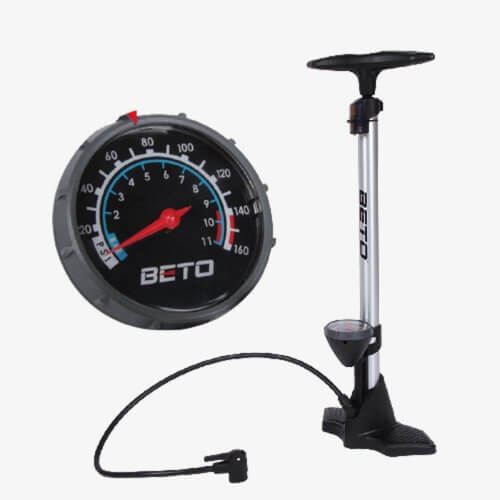 Beto Alloy Floor Pump CMP-155AG7 with Cage